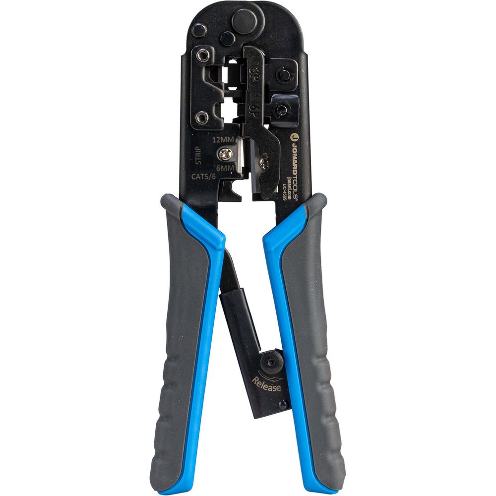 Herramienta de Engaste Modular Jonard Tools Uc 4569 6 en 1 para Rj11 Rj12 Rj45 con Paso a Través. Herramienta de Engaste Modular Jonard Tools Uc 4569 6 en 1 para Rj11 Rj12 Rj45 con Paso a Través.