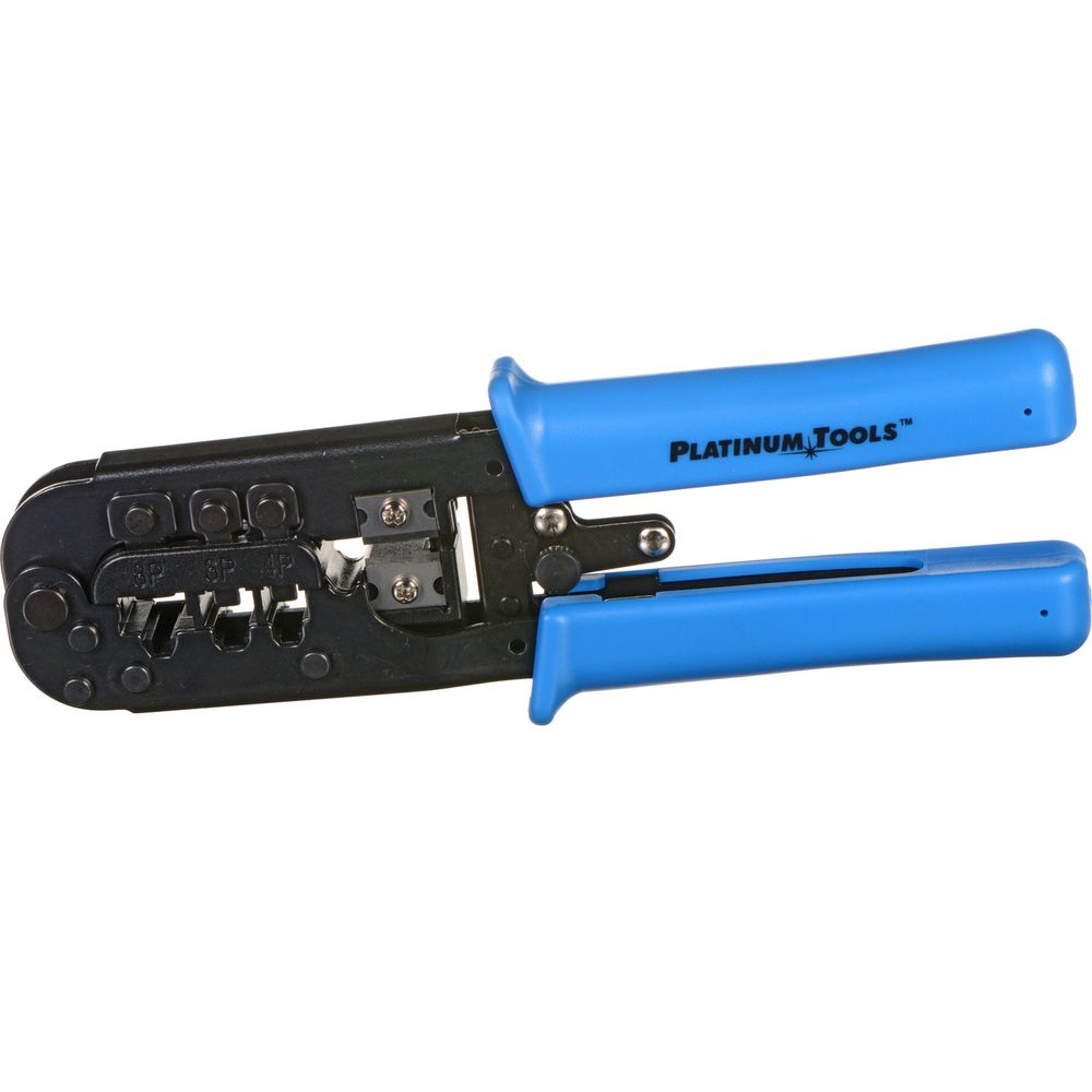Herramienta de Engarce de Conectores Modulares Todo en Uno Platinum Tools 12503C Herramienta de Engarce de Conectores Modulares Todo en Uno Platinum Tools 12503C