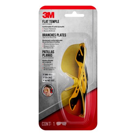 Lentes de Seguridad 3M Profesionales con Luna Amarilla Lentes de Seguridad 3M Profesionales con Luna Amarilla