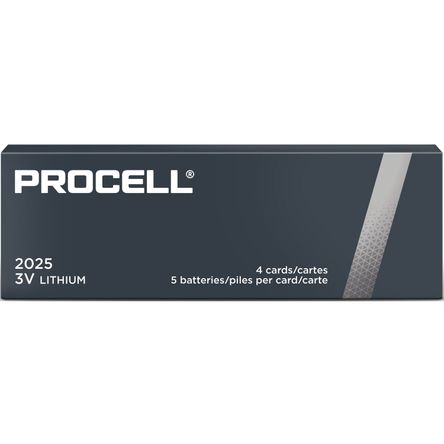 Pila de Litio Duracell Cr2025 Paquete de 5