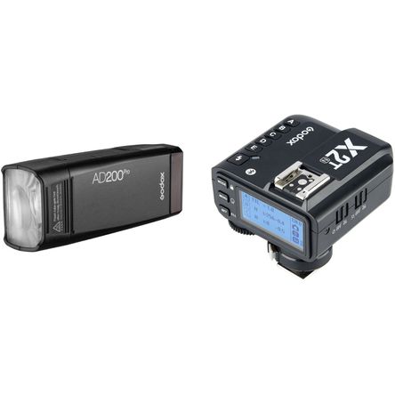 Kit de Flash de Bolsillo Godox Ad200Pro con Disparador de Cámara para Nikon