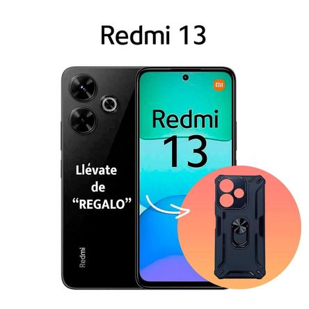 REDMI 13 8GB RAM 256GB CÁMARA 108 MP COLOR NEGRO MEDIANOCHE CON ESTUCHE RANER DE REGALO REDMI 13 8GB RAM 256GB CÁMARA 108 MP COLOR NEGRO MEDIANOCHE CON ESTUCHE RANER DE REGALO