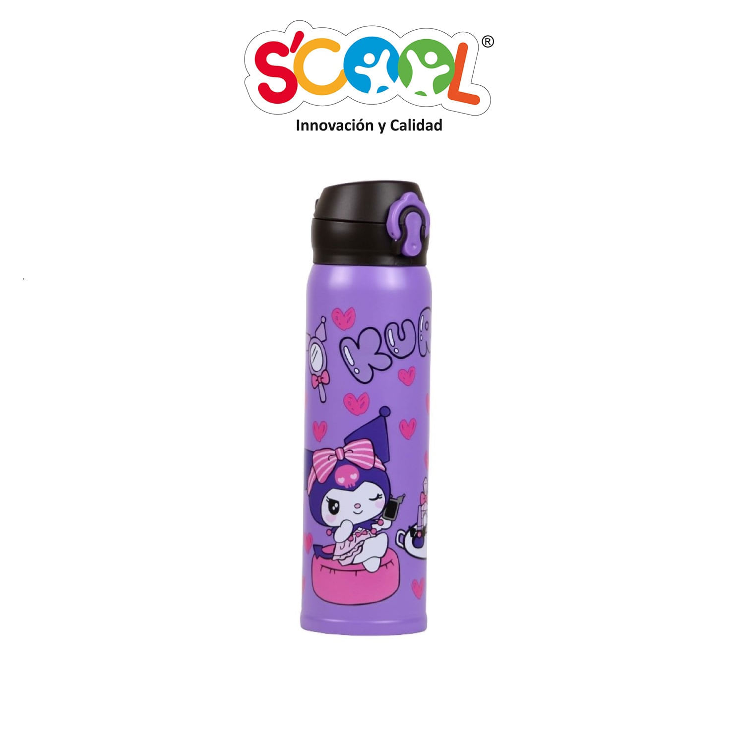 Tomatodo Scool Kuromi Acero 420Ml