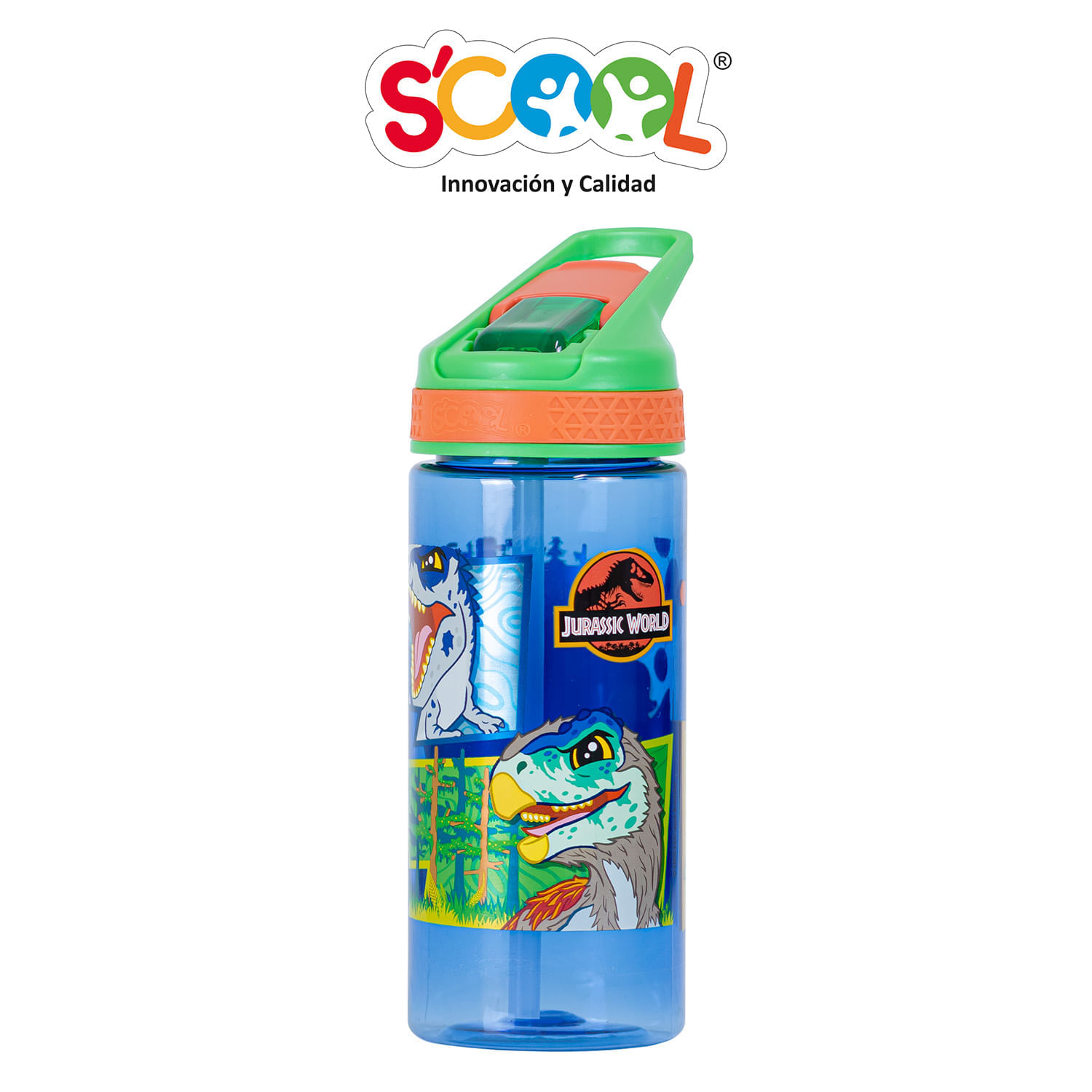 Tomatodo Scool Jurassic Pc Con Caña 450Ml