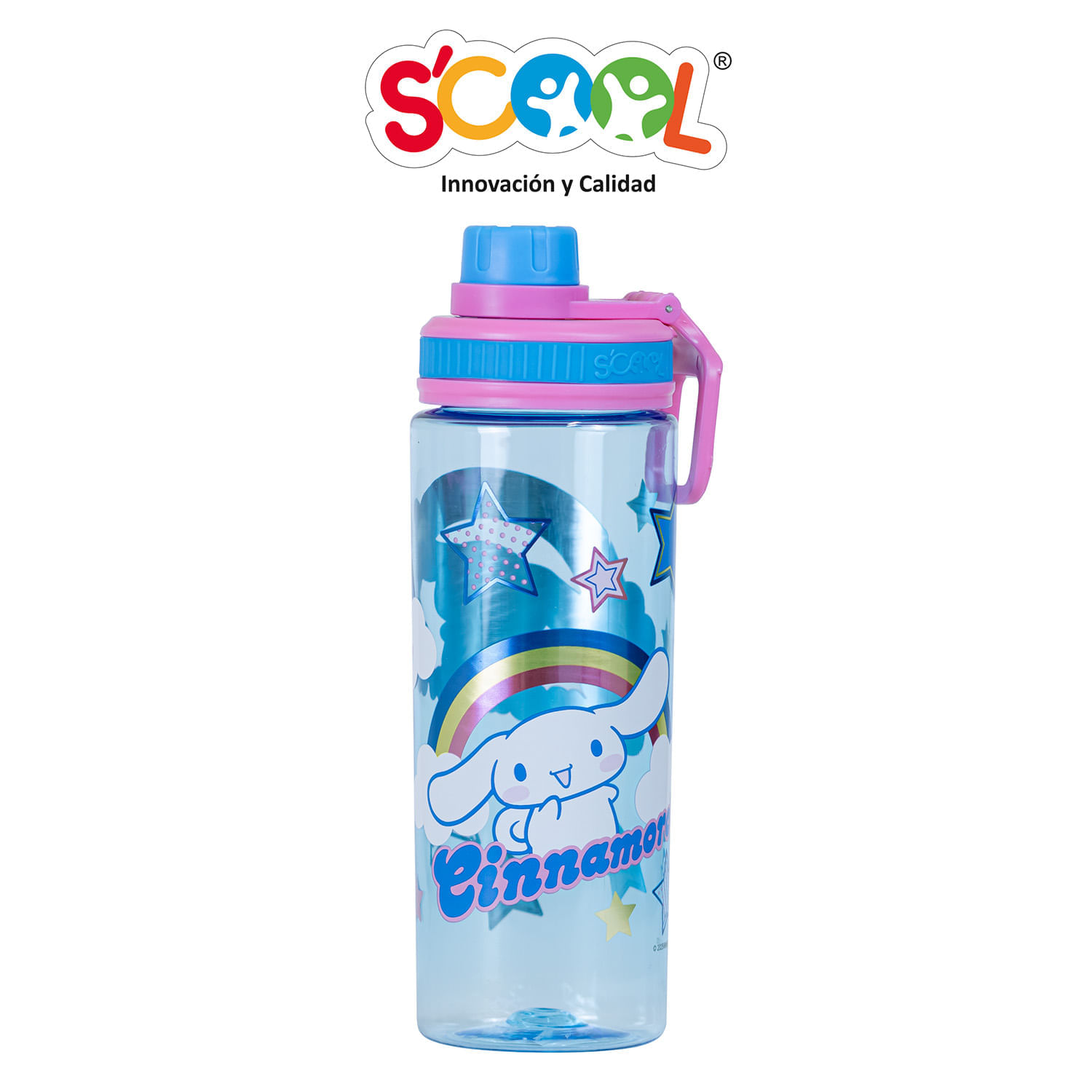 Tomatodo Scool Cinnamoroll Pc Tapa Rosca 600Ml
