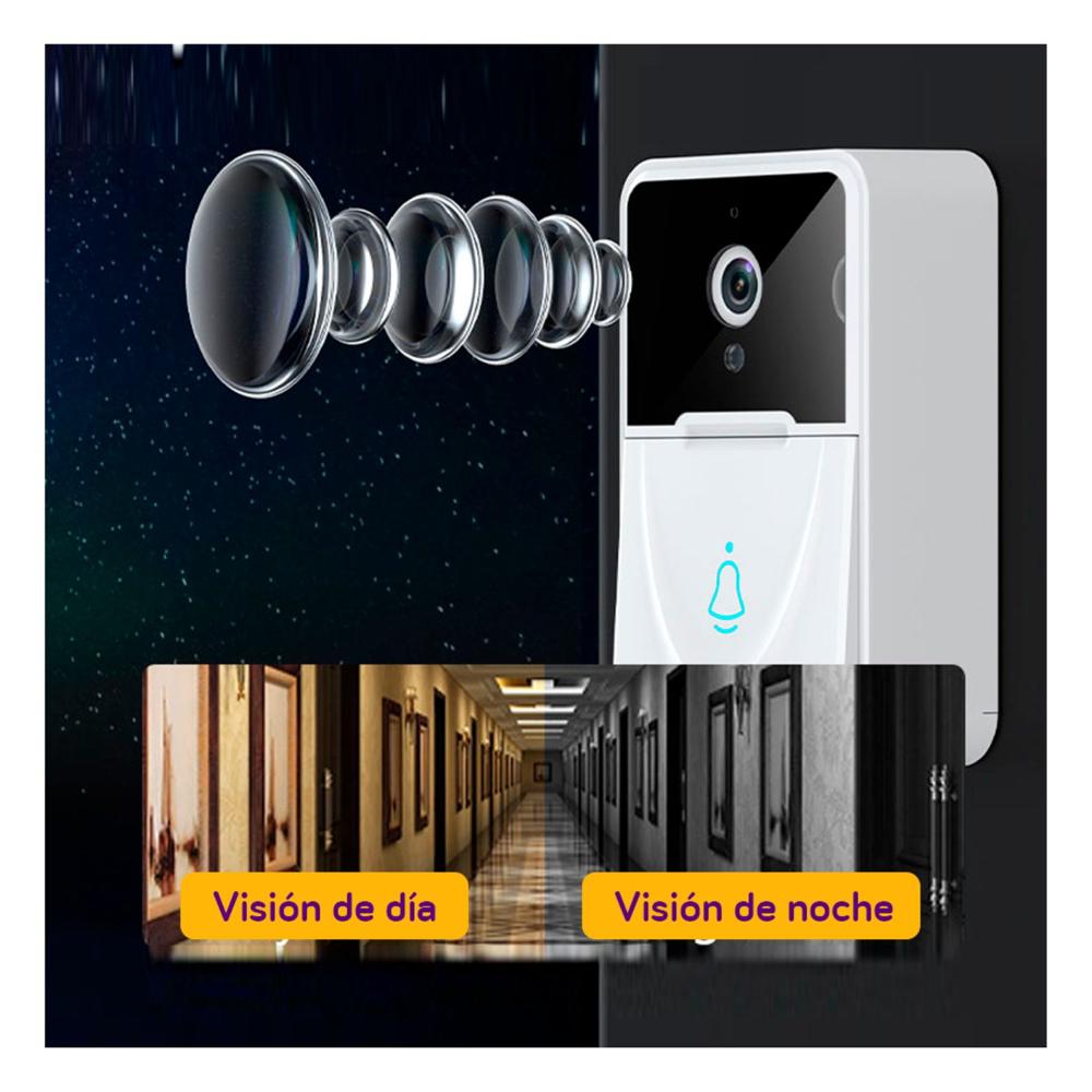 TIMBRE SMART CON CAMARA WIFI VIGILA 24 h DESDE EL CELULAR-SIN CABLES TIMBRE SMART CON CAMARA WIFI VIGILA 24 h DESDE EL CELULAR-SIN CABLES