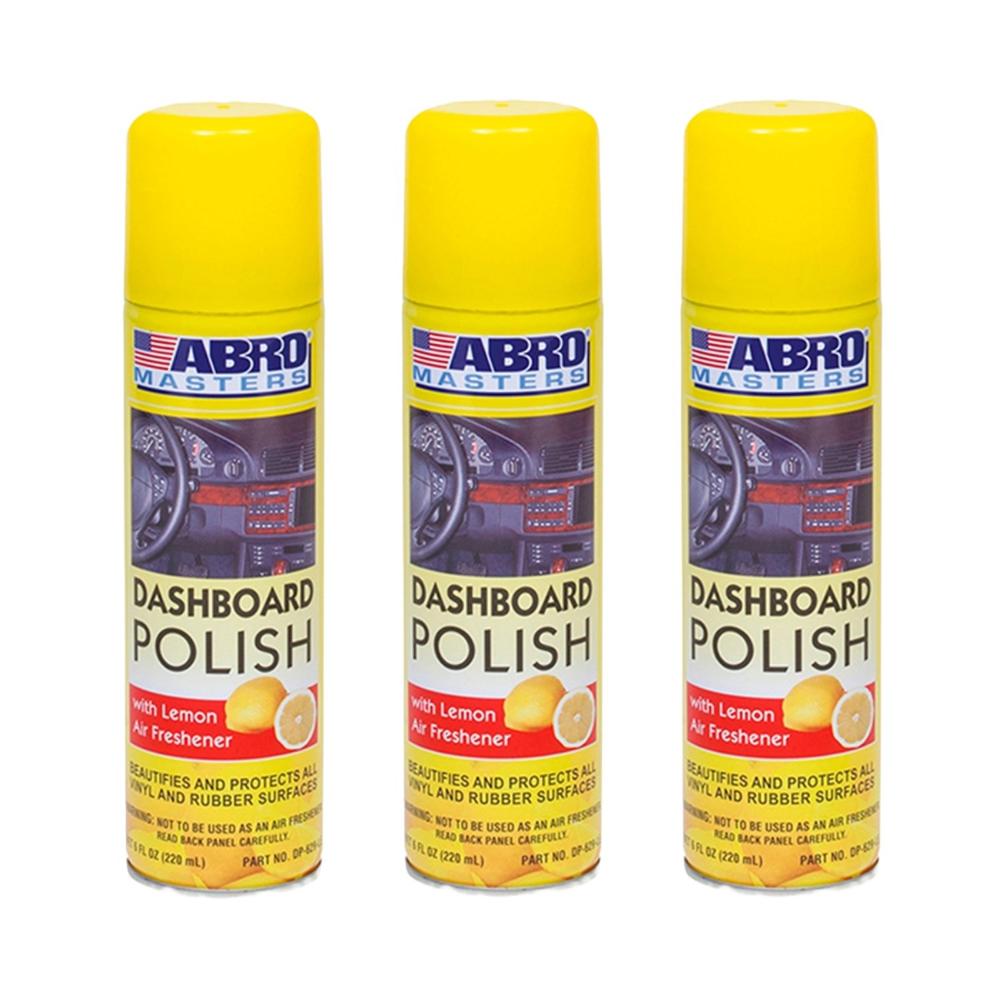ABRO Silicona para Tableros Limón DP-633 - 220mL Pack x 3