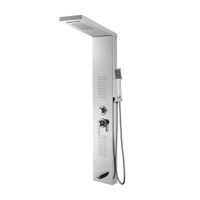 Columna de ducha Inoxidable Sensation Silver 125x21cm Orange