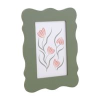 Portarretrato Ondas Verde Olivo 21x16cm Orange