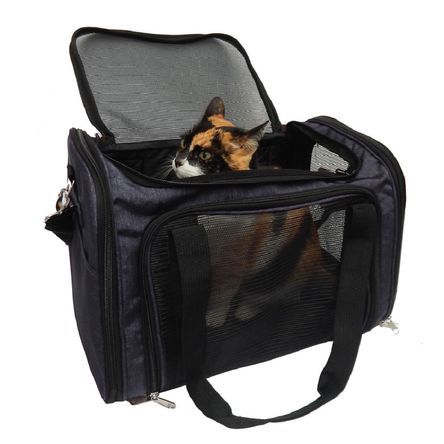 Transportador Semi Rígido para Mascotas Gris Oscuro Transportador Semi Rígido para Mascotas Gris Oscuro