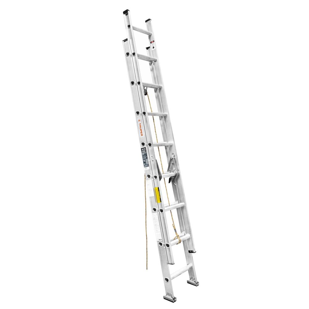 Escalera de Extensión 16 Peldaños Truper 16026 Escalera de Extensión, Tipo III, 16 Peldaños, Truper Escalera de Extensión 16 Peldaños Truper 16026 Escalera de Extensión, Tipo III, 16 Peldaños, Truper