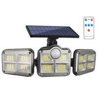 Lampara Reflector para Exteriores Panel Solar Sensor de Movimiento