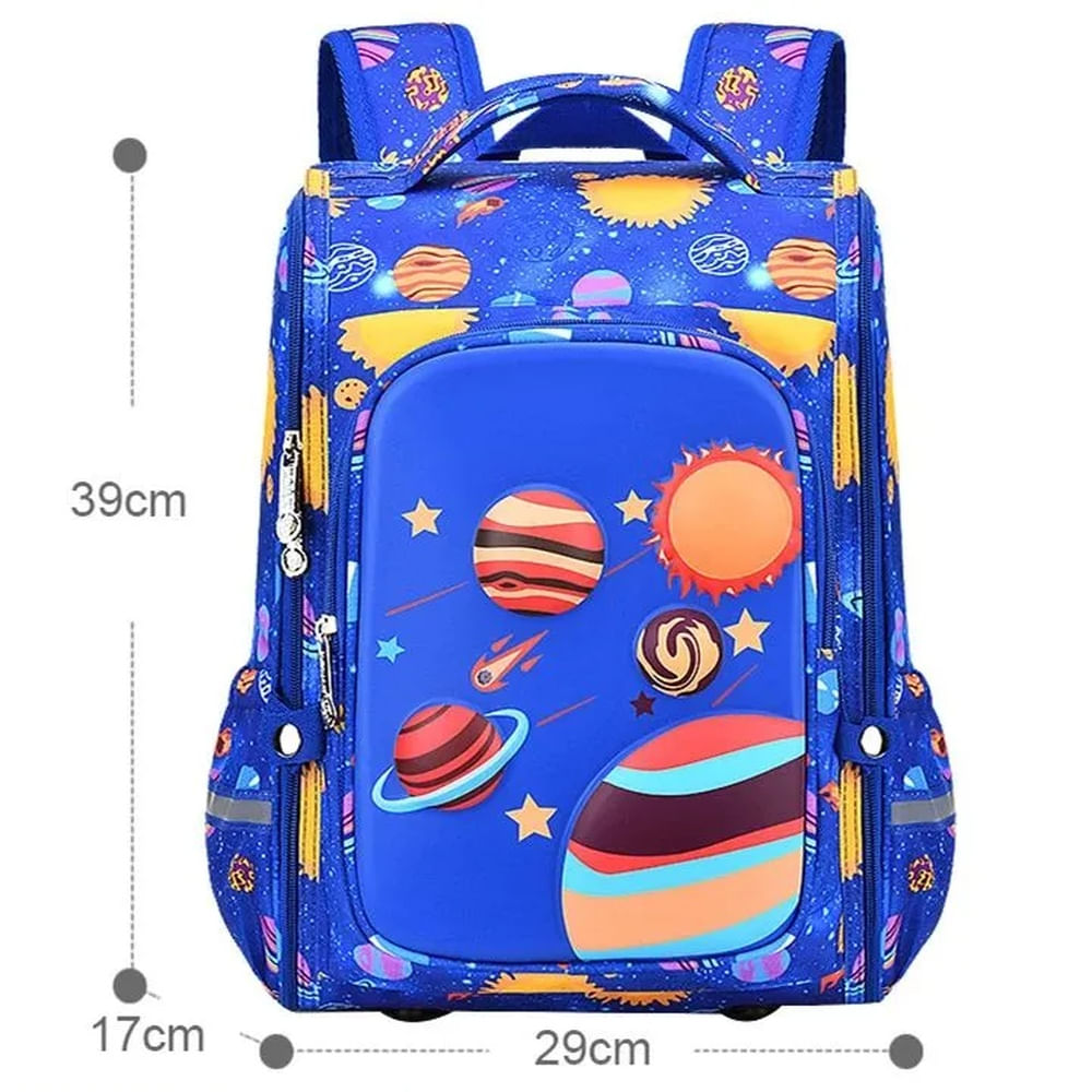 Mochila Anti salpicadura 3D - Pro azul electrico