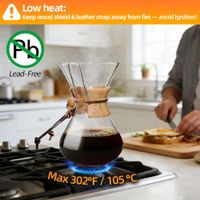 Cafetera chemex  600 ml Incluye filtro de acero