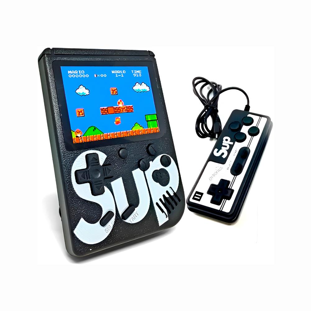 Mini Consola de 400 Videojuegos Portátil Negro