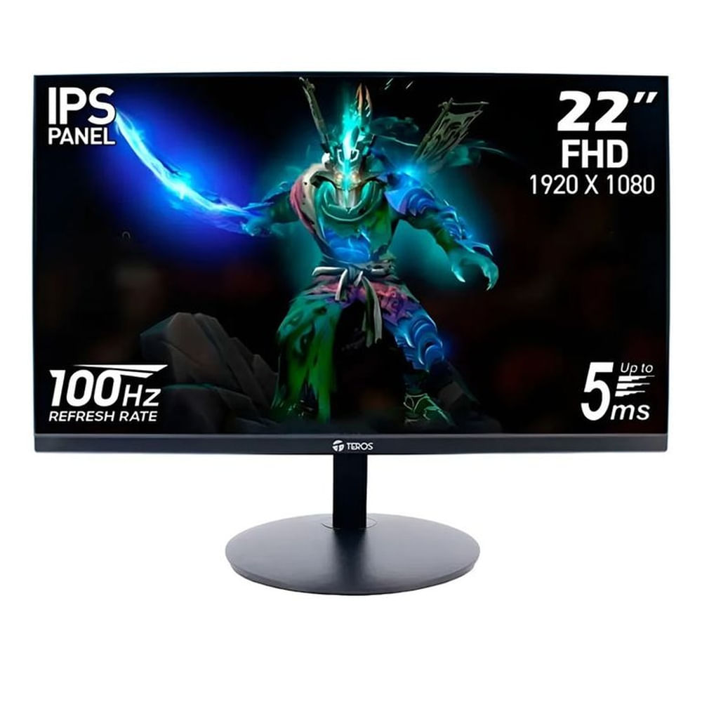 Monitor IPS TEROS TE-2130CS 21.5 FHD 100 Hz/ 5 MS/ 1920 x 1080/ HDMI/ VGA