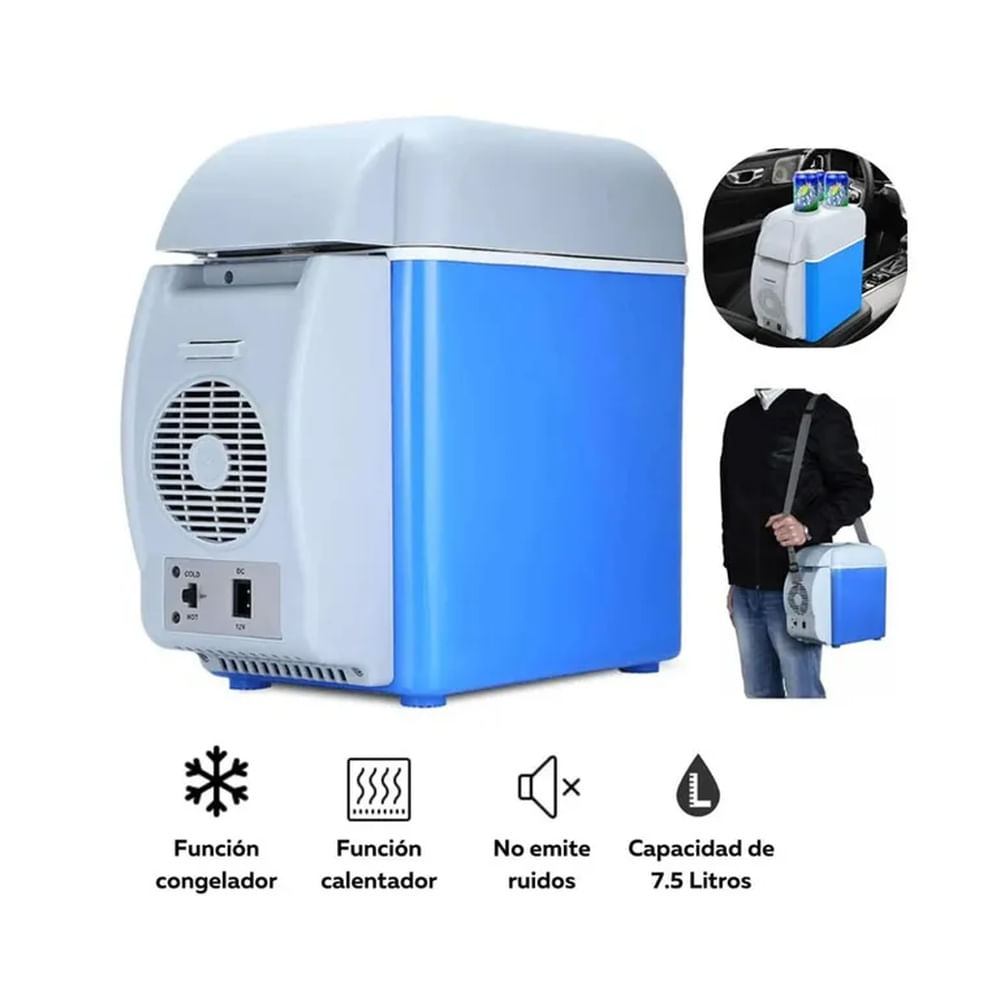 Cooler Congelador y Calentador para Auto de 7.5 L