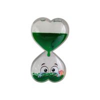 Botella de Calma en Forma de Corazón Color Verde
