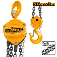Tecle con Cadena de 5 Toneladas Ingco HCBK0205