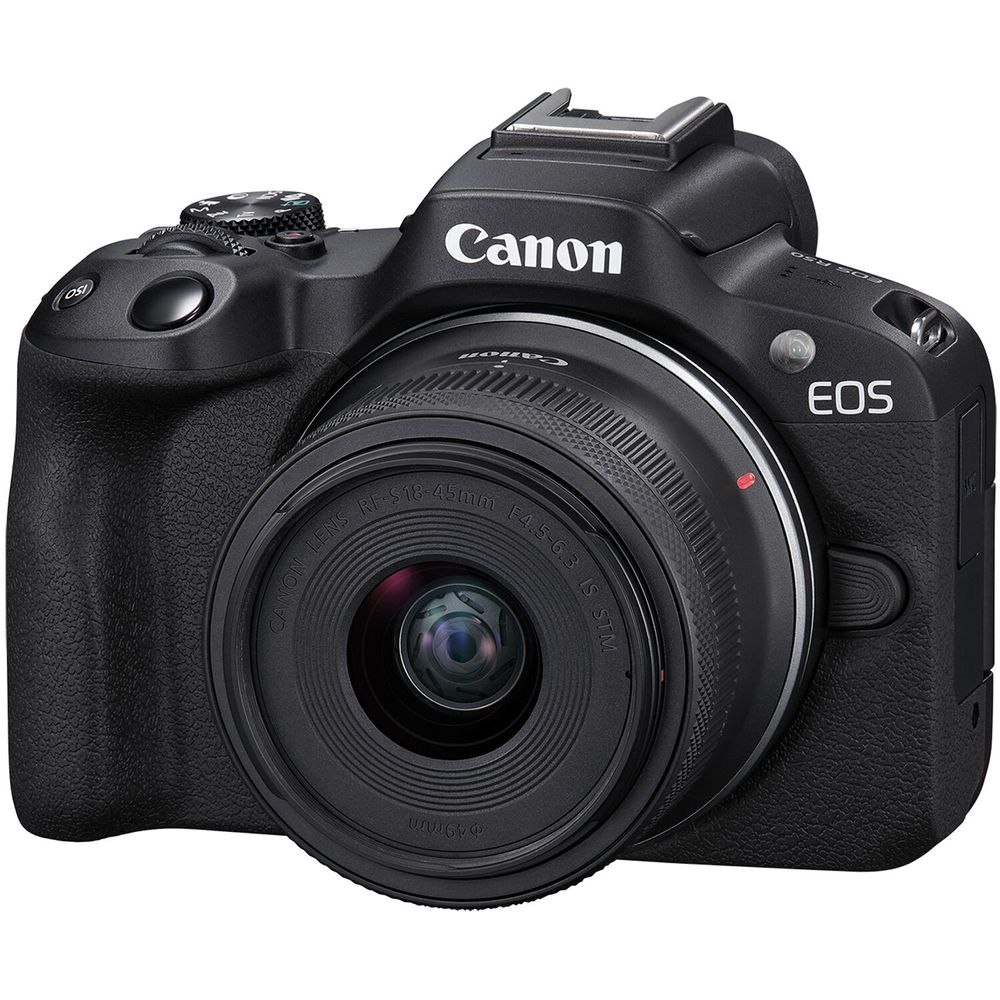 Cámara sin Espejo Canon Eos R50 con Lente de 18 45Mm Negro 1748812-REG Cámara sin Espejo Canon Eos R50 con Lente de 18 45Mm Negro 1748812-REG