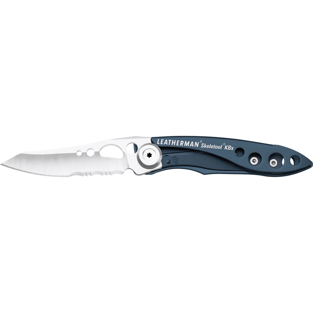 Cuchillo Plegable Leatherman Skeletool Kbx Azul Denim en Envase Tipo Clamshell 1401729-REG Cuchillo Plegable Leatherman Skeletool Kbx Azul Denim en Envase Tipo Clamshell 1401729-REG