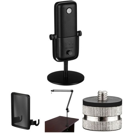 Kit de Micrófono Elgato Wave:3 para Juegos y Podcasting 1718179-REG