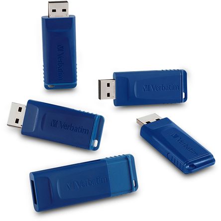 Paquete de 5 Unidades de Unidades Flash Usb Verbatim de 8Gb Azul 1164491-REG Paquete de 5 Unidades de Unidades Flash Usb Verbatim de 8Gb Azul 1164491-REG