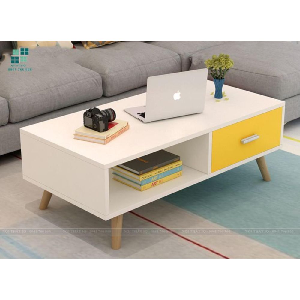 Mesa de Centro Vintage Melamina Noah Mesa de Centro Vintage Melamina Noah