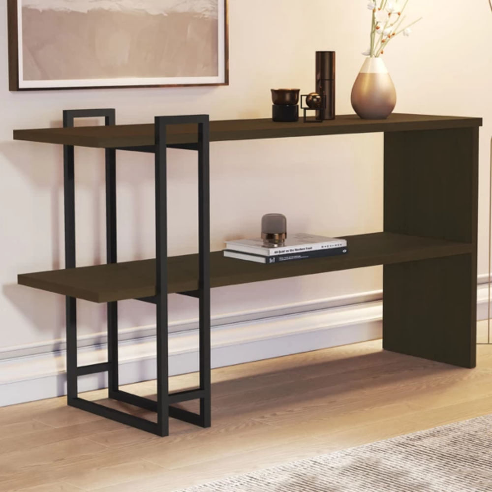 Recibidor Moderno Luxury color Marrón/Negro TU MESITA