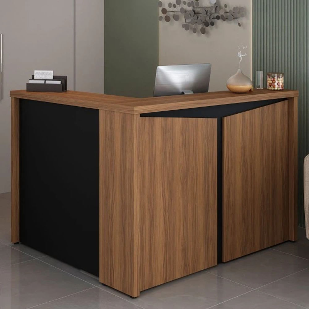 Recibidor de Oficina Dublin color Marrón/Negro TU MESITA