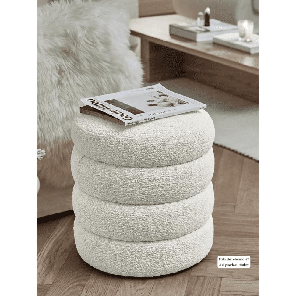 Pouf Estilo Nordico 5 niveles con tapa