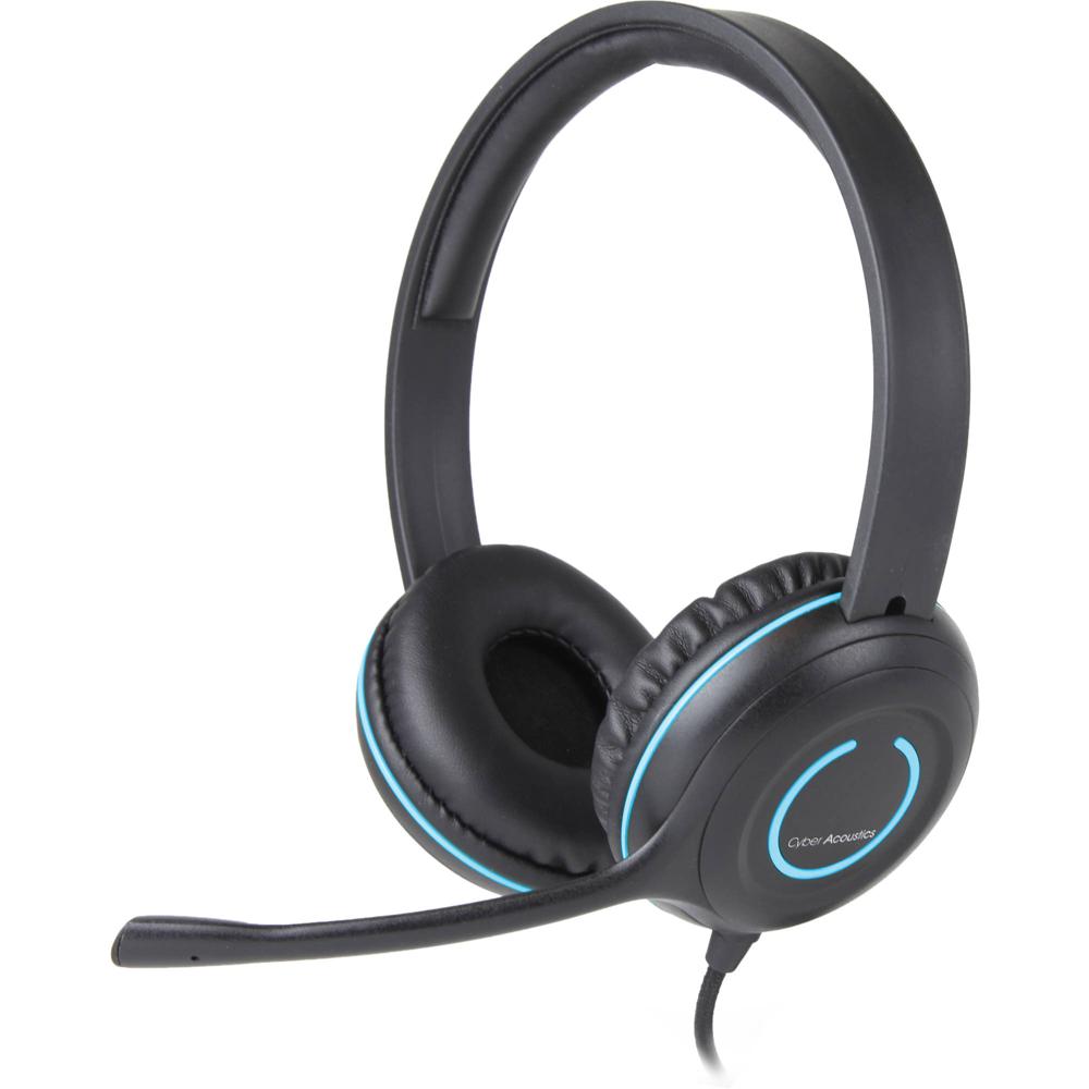 Auriculares Estéreo Cyber Acoustics AC-5008 con Conector USB Tipo-A, Micrófono Unidireccional con Ca 1407469-REG Auriculares Estéreo Cyber Acoustics AC-5008 con Conector USB Tipo-A, Micrófono Unidireccional con Ca 1407469-REG