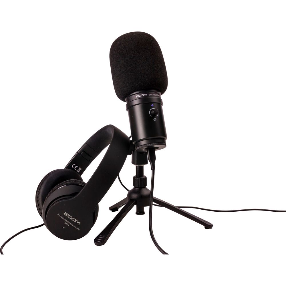 Paquete de Micrófono para Podcast Zoom Zum 2 con Micrófono Zum 2 Audífonos Soporte de Escritorio 1643003-REG Paquete de Micrófono para Podcast Zoom Zum 2 con Micrófono Zum 2 Audífonos Soporte de Escritorio 1643003-REG