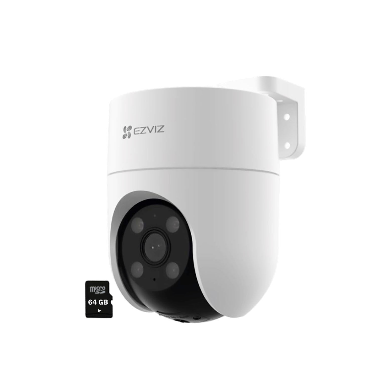 Cámara Seguridad Wifi H8c 3mp 2k Ezviz 360 Smart Micro Sd 64gb