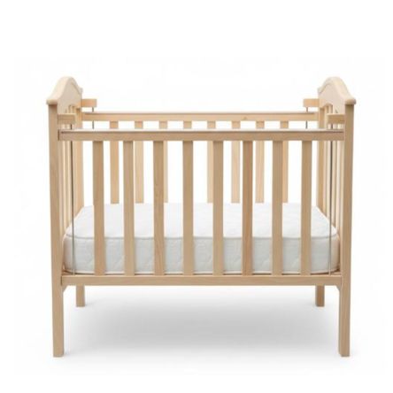 Cuna Cama Cuna con Colchon para bebes en Madera Natural Cuna Cama Cuna con Colchon para bebes en Madera Natural