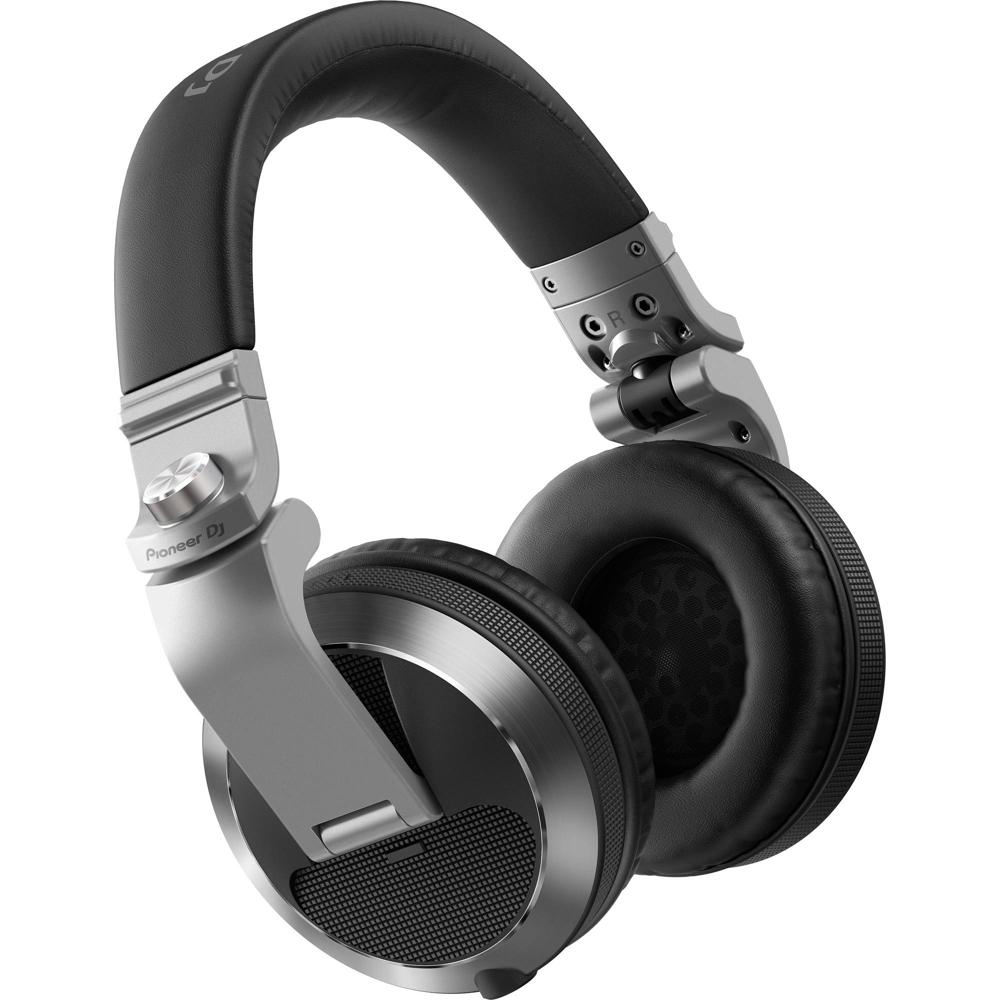 Auriculares Profesionales Pioneer DJ HDJ-X7 Over-Ear (Plateado) con Drivers de 50mm, Respuesta de Fr 1361218-REG Auriculares Profesionales Pioneer DJ HDJ-X7 Over-Ear (Plateado) con Drivers de 50mm, Respuesta de Fr 1361218-REG