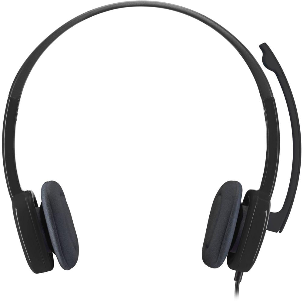 Logitech H151 Auriculares Estéreo con Micrófono Ajustable, Controles de Volumen y Silencio, Conector 1521575-REG Logitech H151 Auriculares Estéreo con Micrófono Ajustable, Controles de Volumen y Silencio, Conector 1521575-REG
