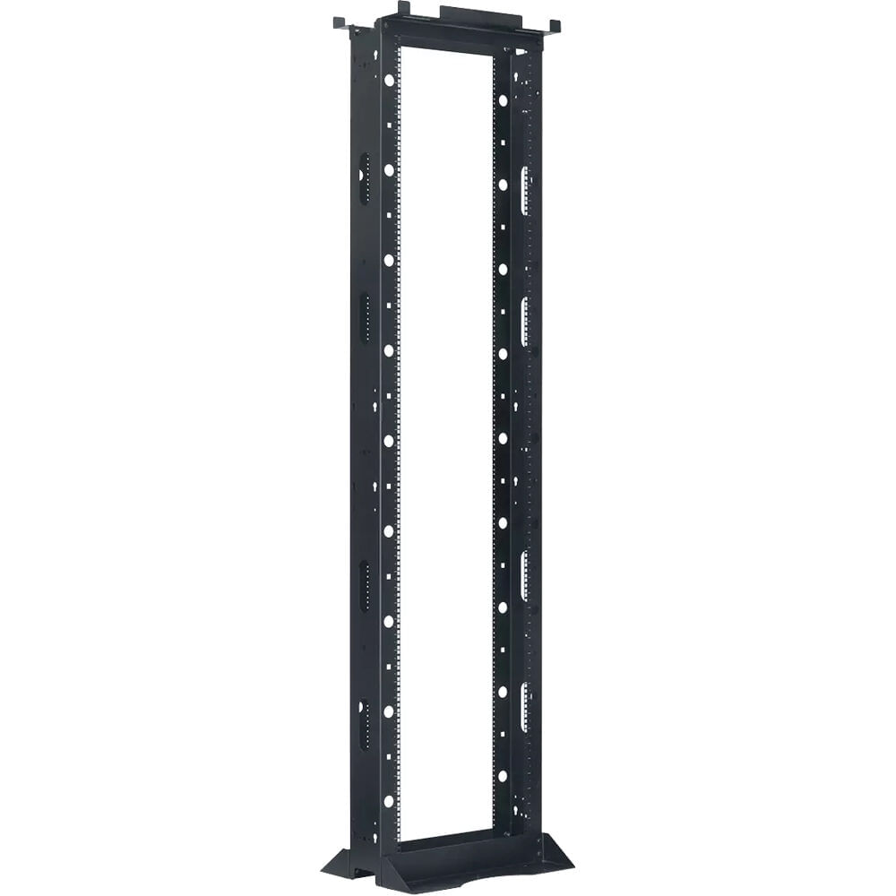 Soporte de Cable de Dos Postes Lowell Manufacturing CR2P-5218 (52 RU) - 2 Rieles de Acero de 12-Gaug 1767143-REG Soporte de Cable de Dos Postes Lowell Manufacturing CR2P-5218 (52 RU) - 2 Rieles de Acero de 12-Gaug 1767143-REG