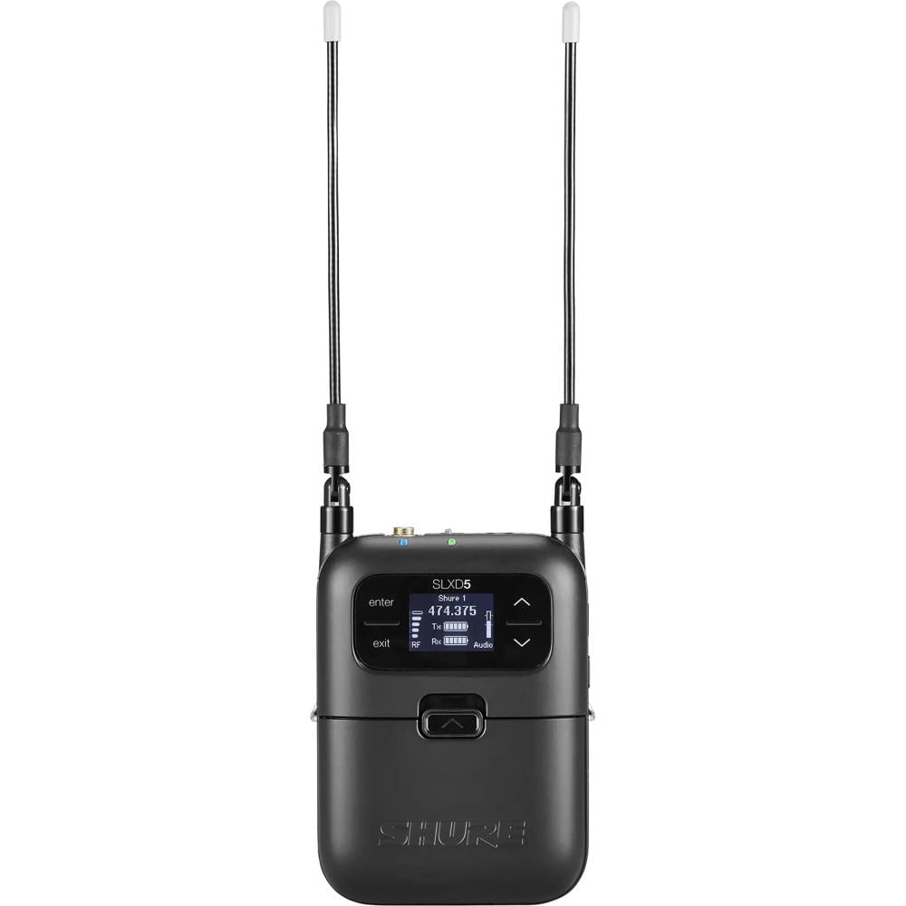 Receptor Inalámbrico Digital Shure SLXD5 para Cámara (H55: 514 a 558 MHz) - Compatible con Transmiso 1801929-REG Receptor Inalámbrico Digital Shure SLXD5 para Cámara (H55: 514 a 558 MHz) - Compatible con Transmiso 1801929-REG