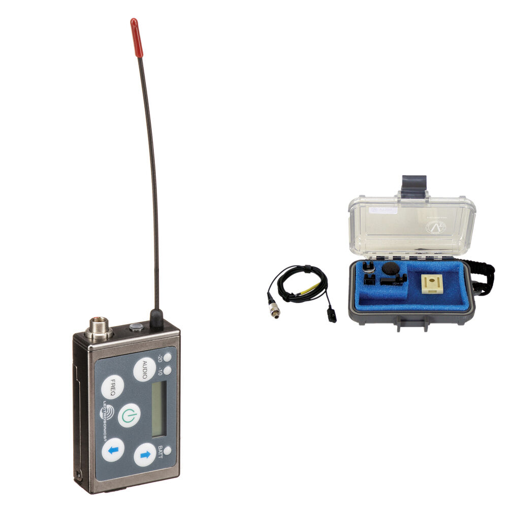 Transmisor Inalámbrico Miniatura Lectrosonics SSM con Micrófono Lavalier VT500 y Accesorios (B1: 537 1176029-REG Transmisor Inalámbrico Miniatura Lectrosonics SSM con Micrófono Lavalier VT500 y Accesorios (B1: 537 1176029-REG