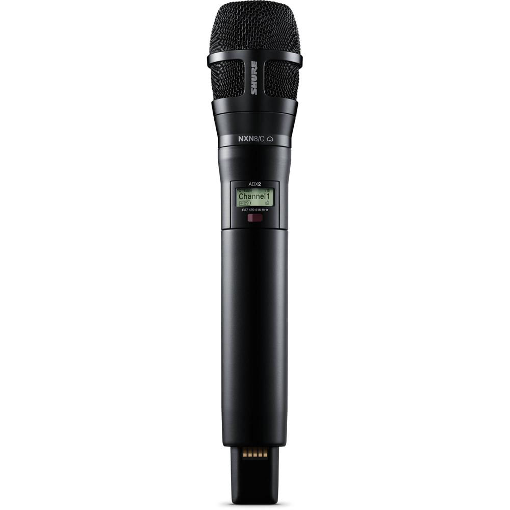 Transmisor Inalámbrico de Mano Digital Shure ADX2/8CB con Cápsula Cardioide Nexadyne 8/C para Sistem 1837274-REG Transmisor Inalámbrico de Mano Digital Shure ADX2/8CB con Cápsula Cardioide Nexadyne 8/C para Sistem 1837274-REG