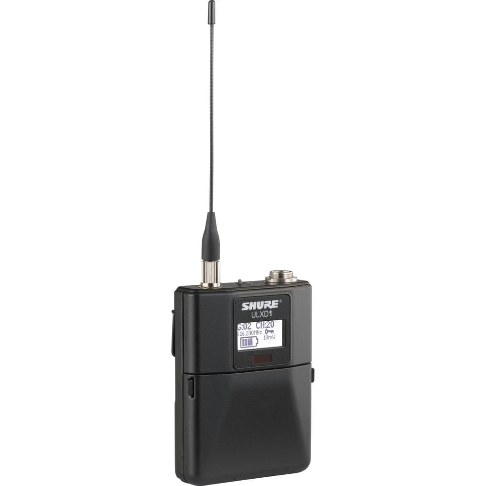 Transmisor de Cuerpo Inalámbrico Digital Shure ULXD1 con LEMO3 (X52: 902 a 925 MHz) - Compatible con 1327574-REG Transmisor de Cuerpo Inalámbrico Digital Shure ULXD1 con LEMO3 (X52: 902 a 925 MHz) - Compatible con 1327574-REG