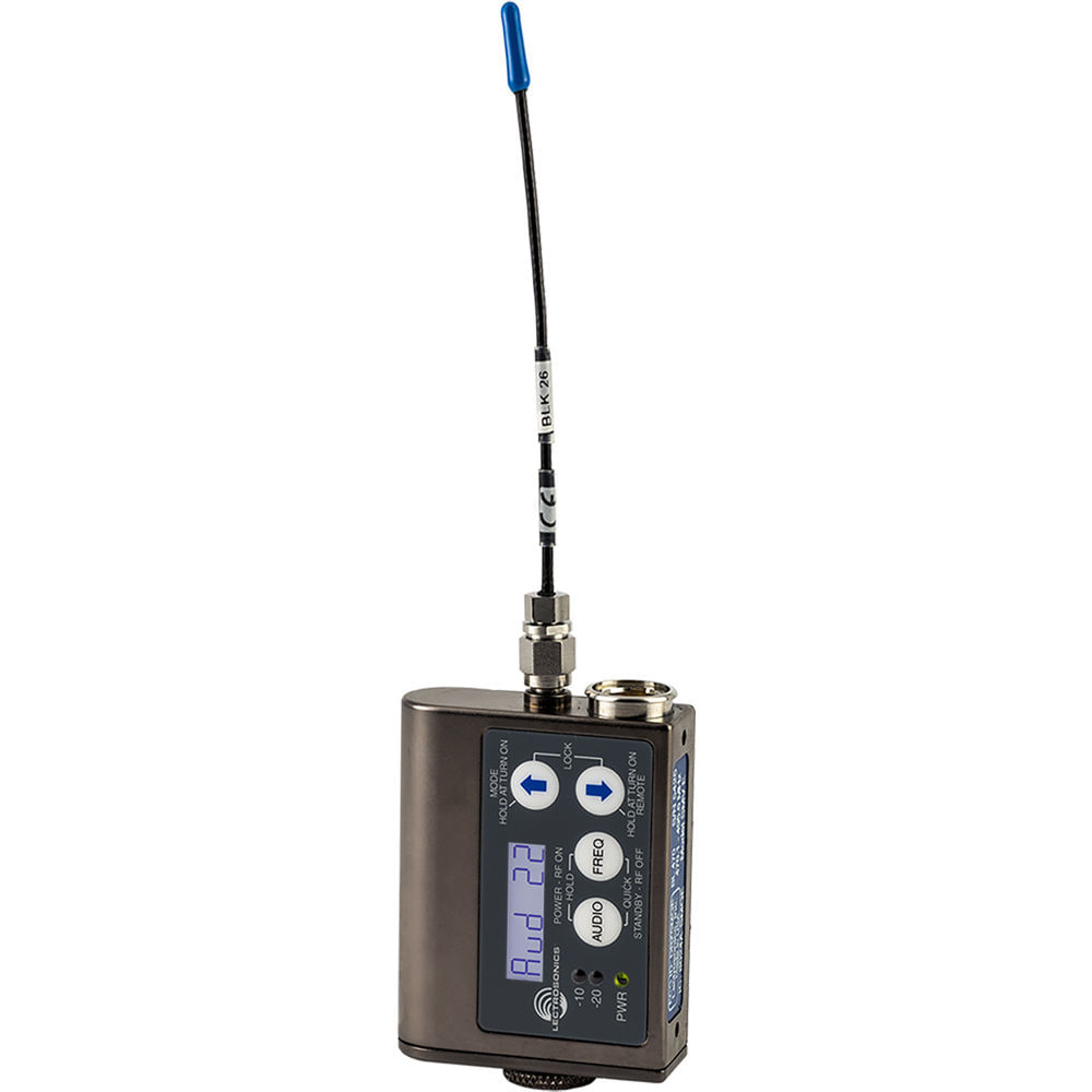 Transmisor Inalámbrico Super Miniatura Lectrosonics SMV (Bloque 19: 486 a 511 MHz) - Tecnología Digi 877755-REG Transmisor Inalámbrico Super Miniatura Lectrosonics SMV (Bloque 19: 486 a 511 MHz) - Tecnología Digi 877755-REG
