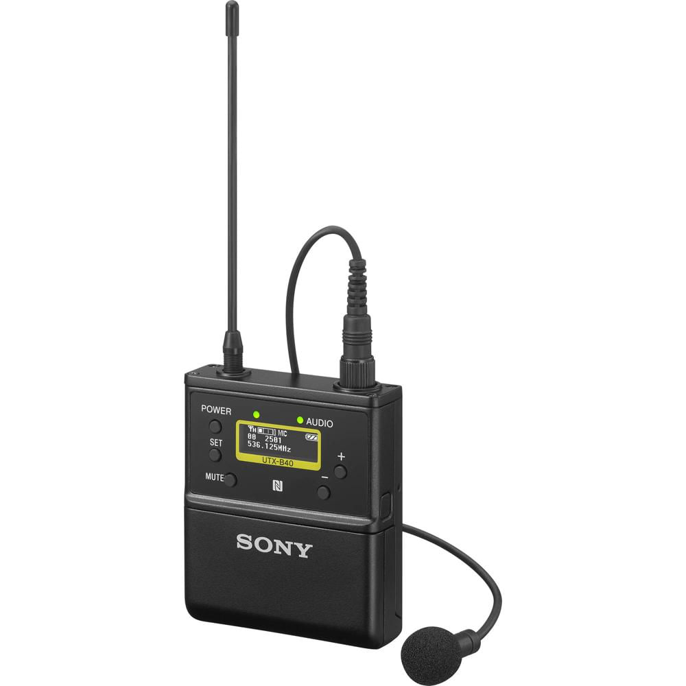 Transmisor Inalámbrico Sony UTX-B40 con Micrófono Lavalier Omnidireccional ECM-V1BMP para Sistemas U 1484803-REG Transmisor Inalámbrico Sony UTX-B40 con Micrófono Lavalier Omnidireccional ECM-V1BMP para Sistemas U 1484803-REG