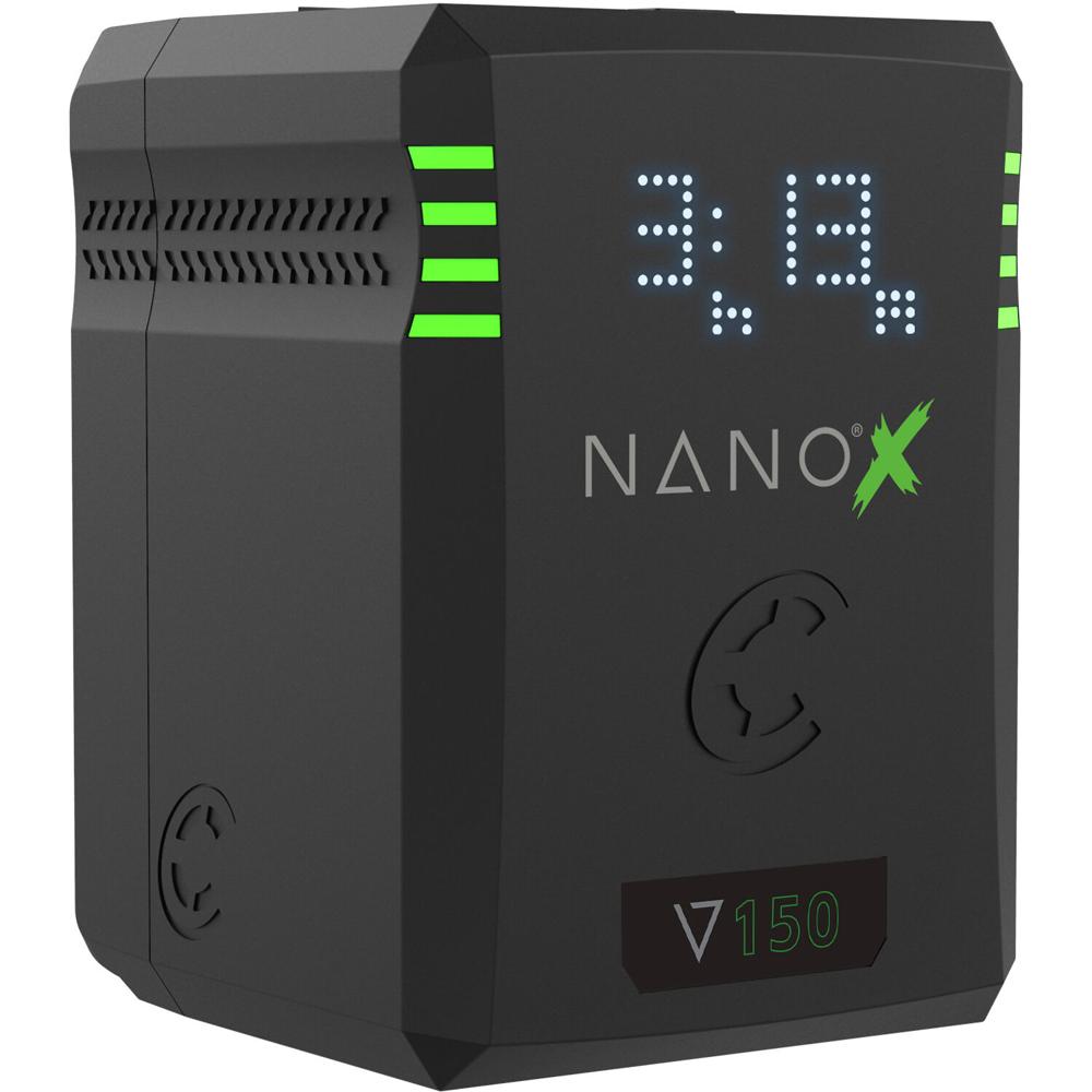 Batería Li-Ion V-Mount Core SWX NANOX V150 de 150Wh con Pantalla EmLED y Conectividad Inalámbrica 1812877-REG Batería Li-Ion V-Mount Core SWX NANOX V150 de 150Wh con Pantalla EmLED y Conectividad Inalámbrica 1812877-REG