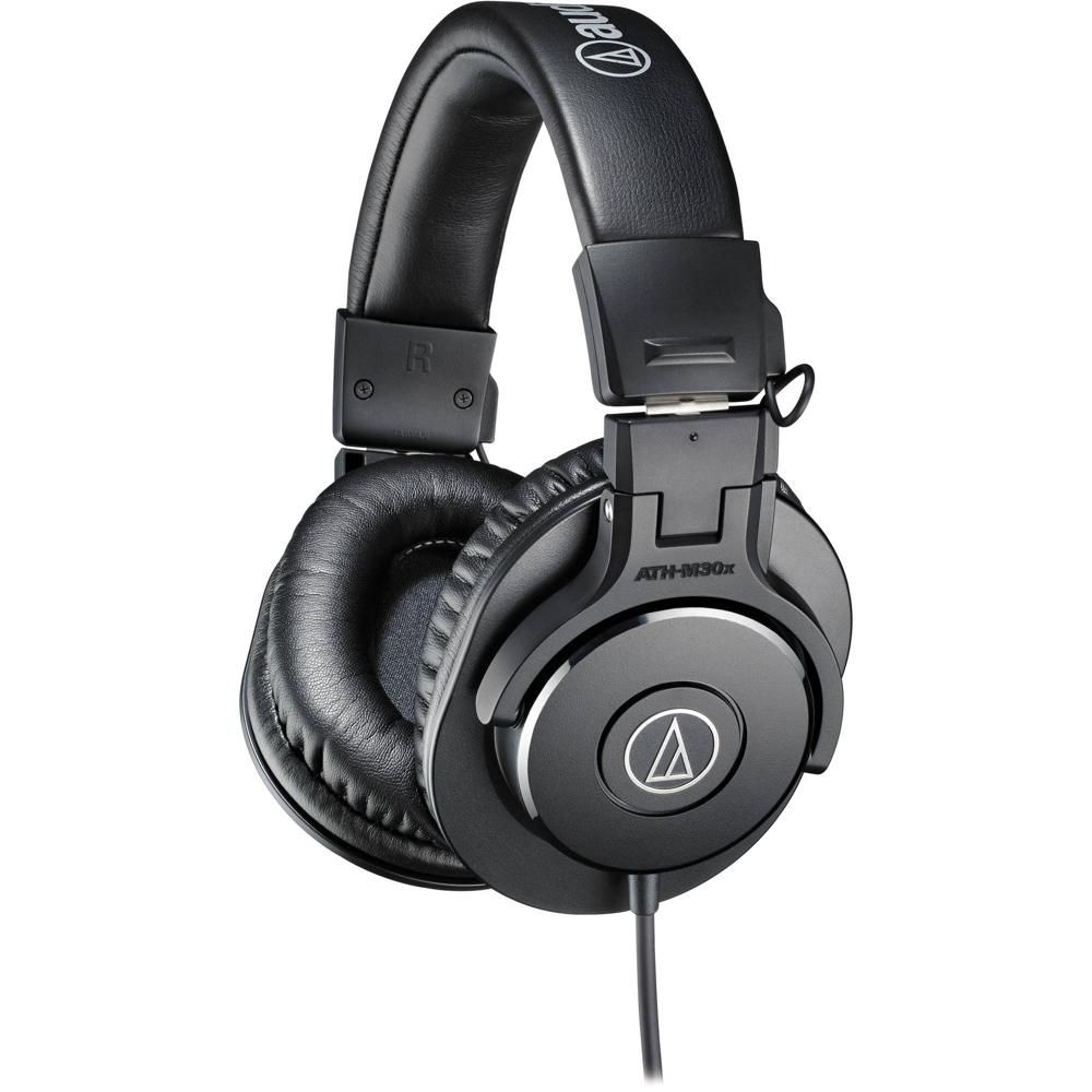 Auriculares Monitor Cerrados Audio-Technica ATH-M30x (Negro) - Para Estudio, Drivers Dinámicos de Ne 1024220-REG Auriculares Monitor Cerrados Audio-Technica ATH-M30x (Negro) - Para Estudio, Drivers Dinámicos de Ne 1024220-REG