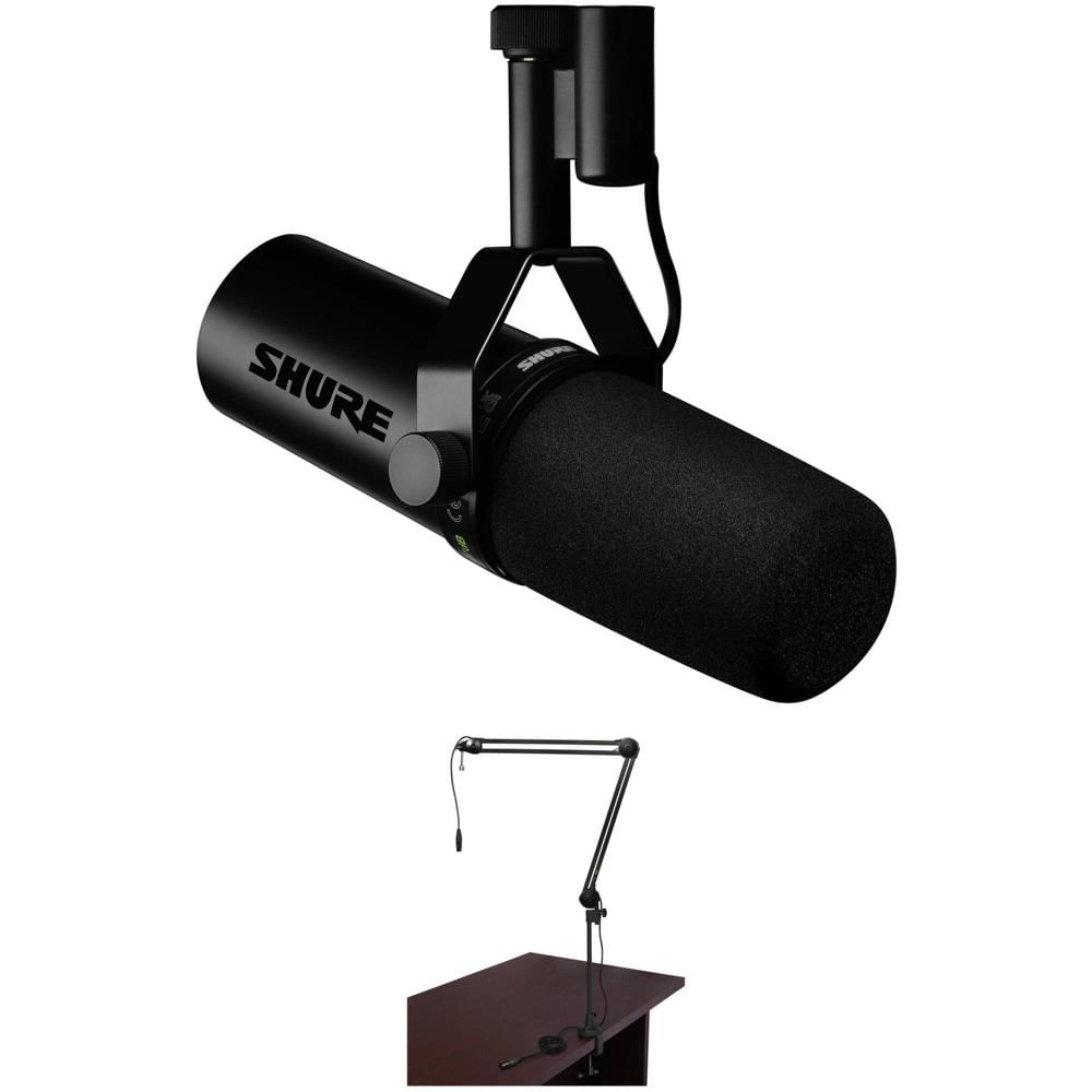 Micrófono Vocal Dinámico Shure SM7dB y Kit de Brazo de Transmisión para Podcast y Broadcast 1784322-REG Micrófono Vocal Dinámico Shure SM7dB y Kit de Brazo de Transmisión para Podcast y Broadcast 1784322-REG