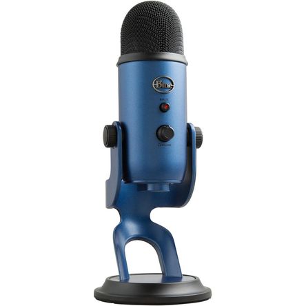 Micrófono USB Blue Yeti (Azul Medianoche) - Ideal para Podcasting, Streaming, ASMR y Más, Calidad de 1297189-REG