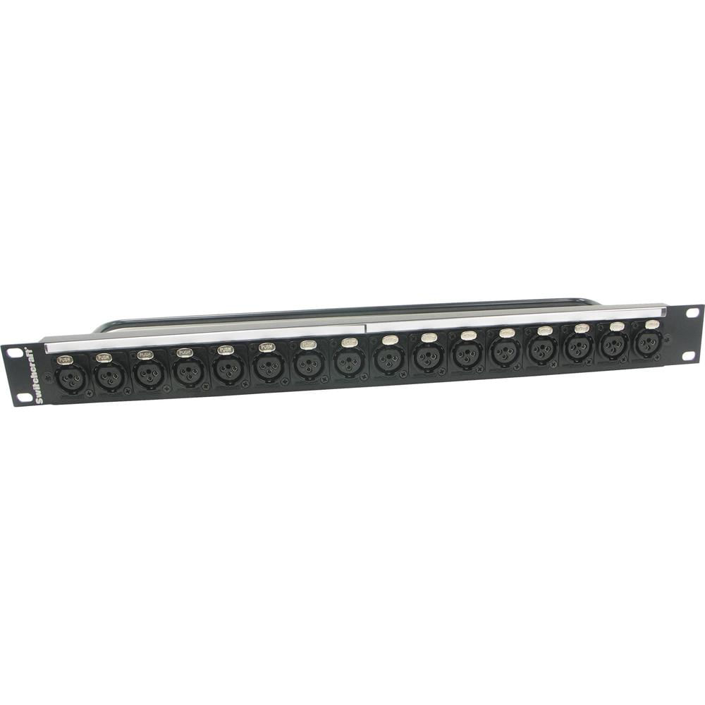 Patchbay Switchcraft QG Series 1-RU con 16 Conectores XLR Hembras - Cargado con Conectores EH, Pines 935931-REG Patchbay Switchcraft QG Series 1-RU con 16 Conectores XLR Hembras - Cargado con Conectores EH, Pines 935931-REG
