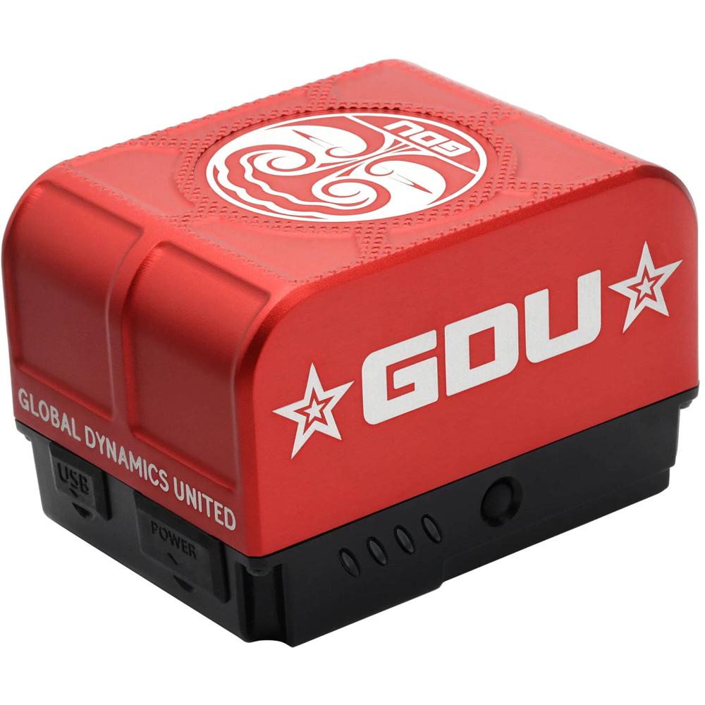 Batería Mini V-Mount GLOBAL DYNAMICS UNITED (155Wh, Red) - 155Wh Li-Ion, 14.8V, 15A, D-Tap, USB-A, A 1738199-REG Batería Mini V-Mount GLOBAL DYNAMICS UNITED (155Wh, Red) - 155Wh Li-Ion, 14.8V, 15A, D-Tap, USB-A, A 1738199-REG